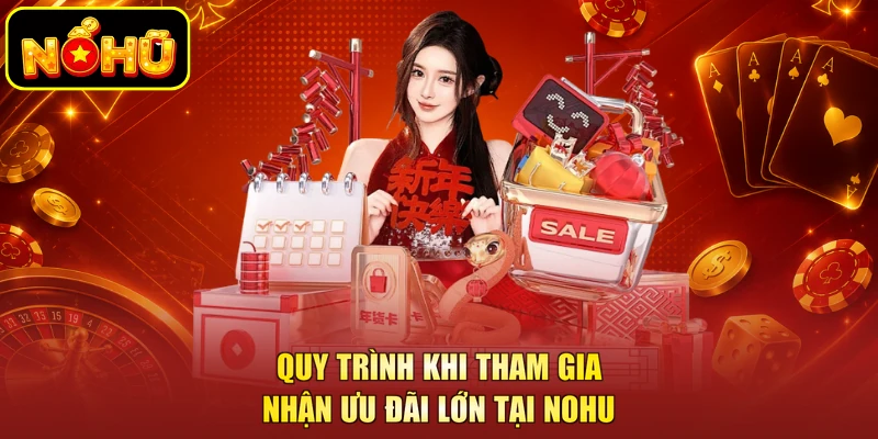Quy trình khi tham gia nhận ưu đãi lớn tại NOHU